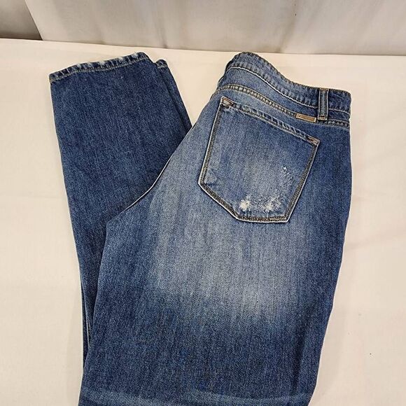 Kancan Mid-Rise Boyfriend Relaxed Distressed Denim Jeans Size 11 - Picture 9 of 11